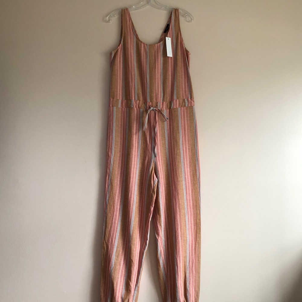 NWT Anthropologie Drew Striped Jumpsuit Romper S